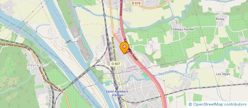 localisation de l'entreprise PRESTIGE FACADES  CHANAS