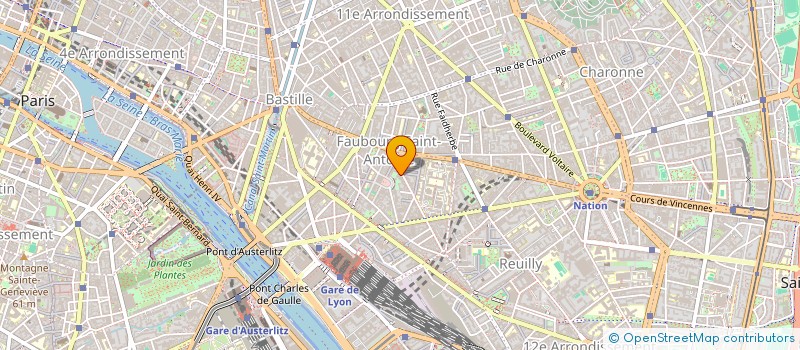 localisation de l'entreprise PRESTIGE FLEURS à PARIS