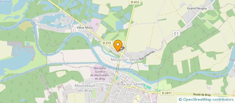 localisation de l'entreprise PRESTIGE-GAUTHIER  MOUY-SUR-SEINE