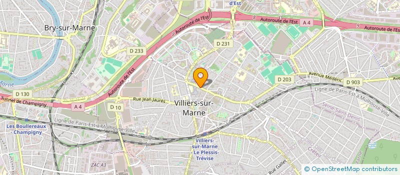 localisation de l'entreprise PRESTIGE GAZ à VILLIERS-SUR-MARNE