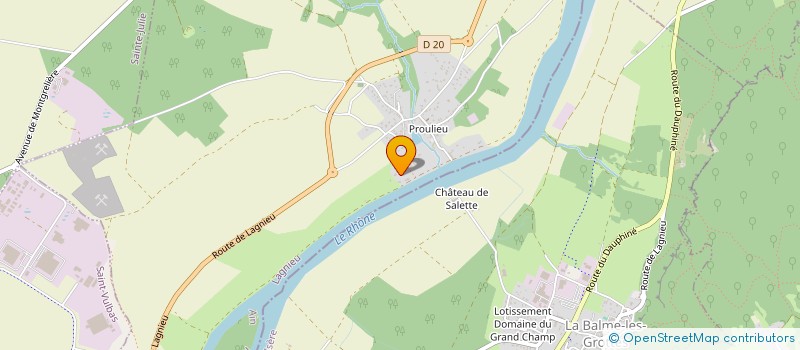 localisation de l'entreprise PRESTIGE GRELE  LAGNIEU