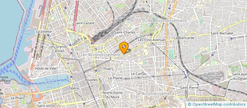 localisation de l'entreprise PRESTIGE GUARD SERVICE à MARSEILLE