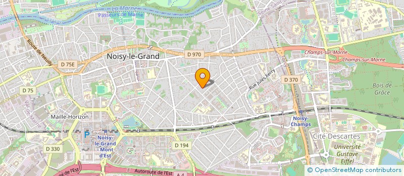 localisation de l'entreprise PRESTIGE HOUSE à NOISY-LE-GRAND