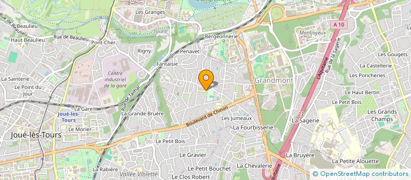 localisation de l'entreprise PRESTIGE IMMOBILIER à JOUE-LES-TOURS