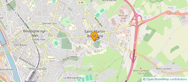 localisation de l'entreprise PRESTIGE IMMOBILIER  SAINT-MARTIN-BOULOGNE