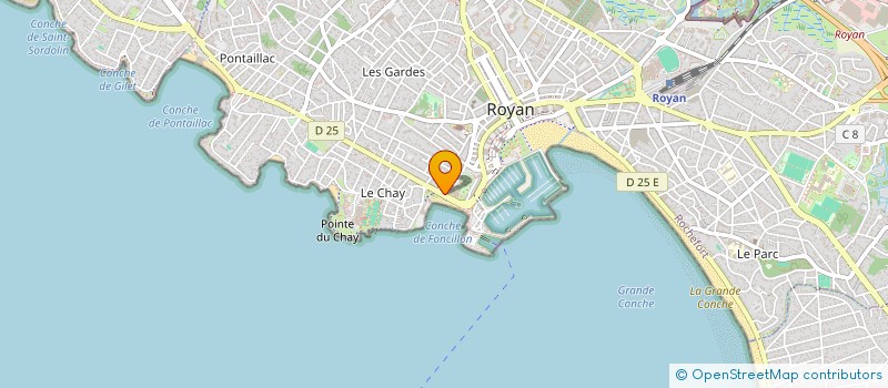 localisation de l'entreprise PRESTIGE IMMOBILIER D AQUITAINE à ROYAN
