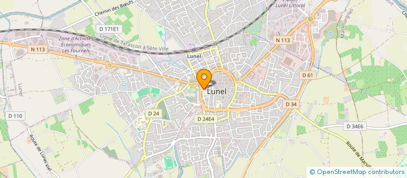 localisation de l'entreprise PRESTIGE INDUSTRIE à LUNEL