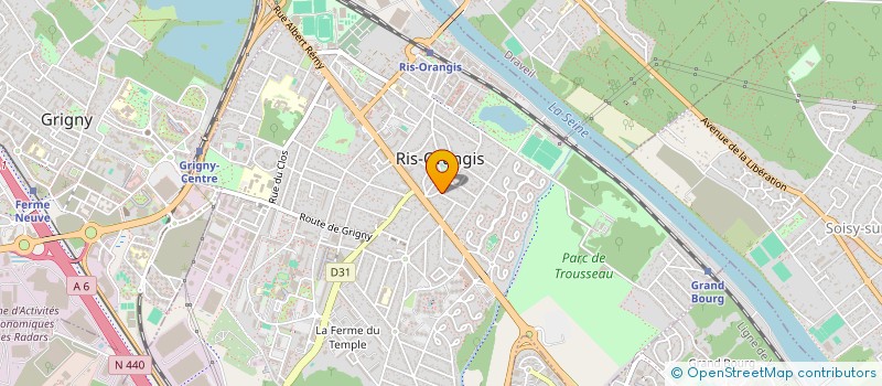 localisation de l'entreprise PRESTIGE K SERVICES à RIS-ORANGIS