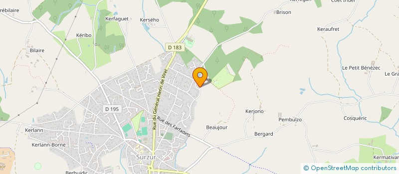 localisation de l'entreprise PRESTIGE LOCATION SARL  SURZUR