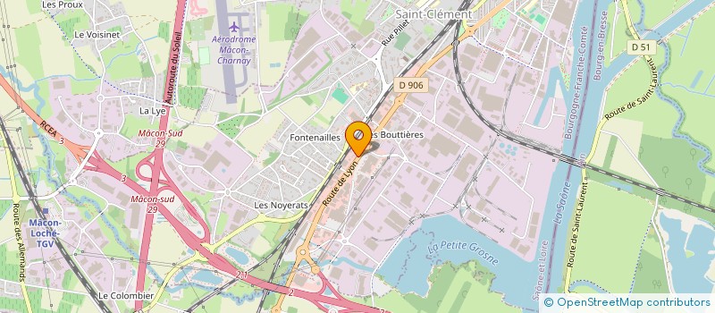 localisation de l'entreprise PRESTIGE LOISIRS à MACON
