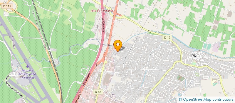 localisation de l'entreprise PRESTIGE MENUISERIE ROUSSILLON  PIA