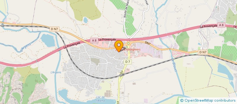 localisation de l'entreprise PRESTIGE MOTORCYCLES à ROQUEBRUNE-SUR-ARGENS