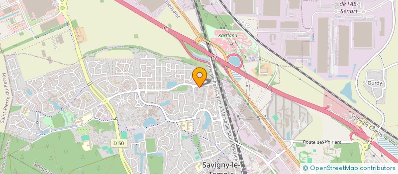 localisation de l'entreprise PRESTIGE MOTORS 77  SAVIGNY-LE-TEMPLE