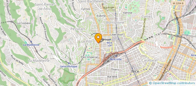 localisation de l'entreprise PRESTIGE MOTORS SERVICE  NICE