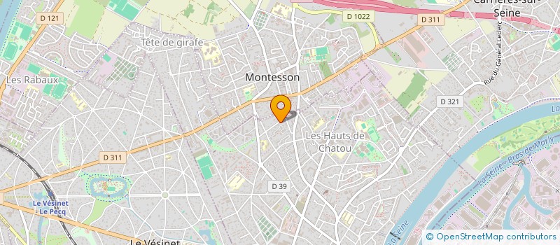 localisation de l'entreprise PRESTIGE NETTOYAGE  CHATOU