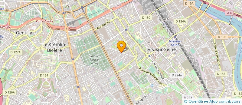 localisation de l'entreprise PRESTIGE NETTOYAGE à IVRY-SUR-SEINE