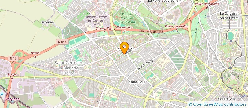 localisation de l'entreprise PRESTIGE NETTOYAGE à CAEN