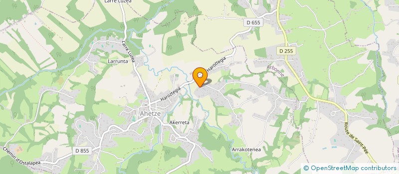 localisation de l'entreprise PRESTIGE ORGANISATION PAYS BASQUE  AHETZE