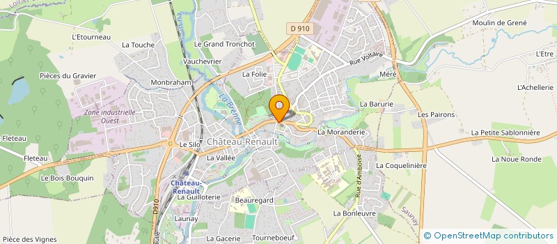 localisation de l'entreprise PRESTIGE PATRIMOINE  CHATEAU-RENAULT