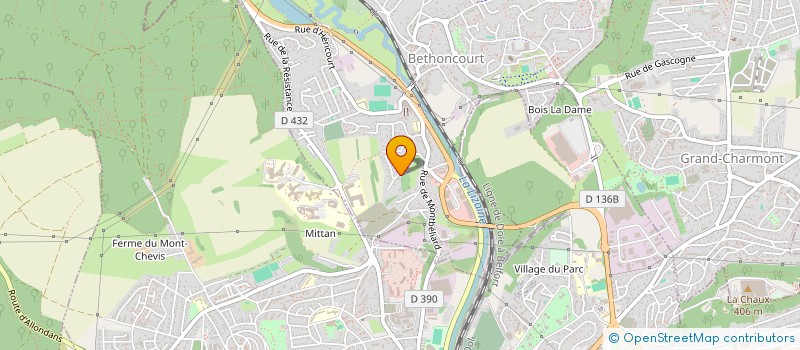 localisation de l'entreprise PRESTIGE PAYSAGE  BETHONCOURT