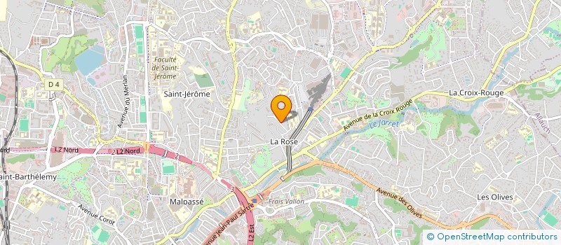 localisation de l'entreprise PRESTIGE PEINTURE à MARSEILLE