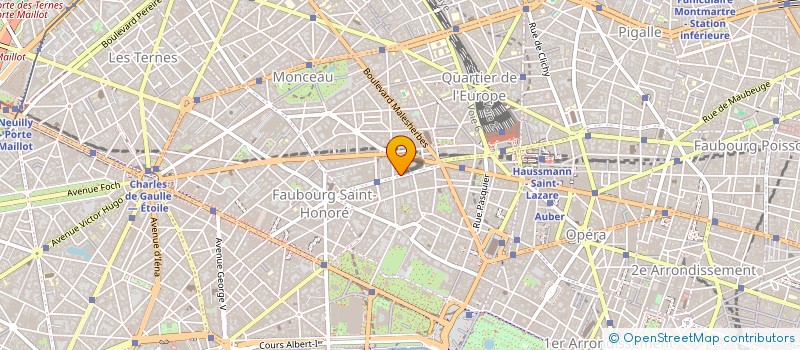 localisation de l'entreprise PRESTIGE PREMIER INTERNATIONAL à PARIS