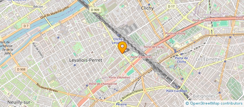 localisation de l'entreprise PRESTIGE PRESSE à LEVALLOIS-PERRET