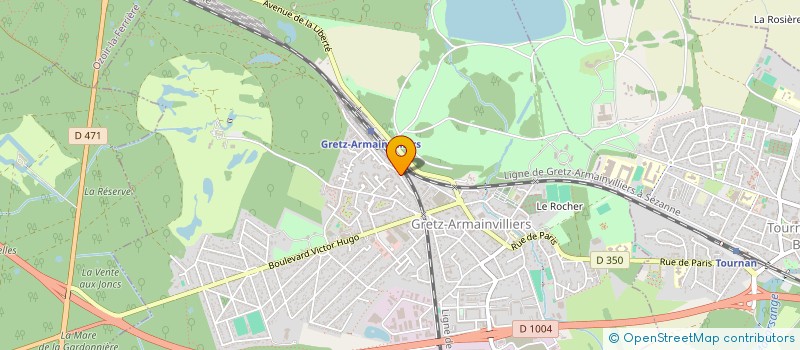 localisation de l'entreprise PRESTIGE PRESSE DEVELOPPEMENT  GRETZ-ARMAINVILLIERS