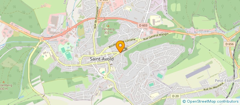 localisation de l'entreprise PRESTIGE PRESTATIONS  SAINT-AVOLD