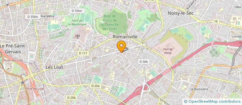 localisation de l'entreprise PRESTIGE PRODUCTIONS à ROMAINVILLE