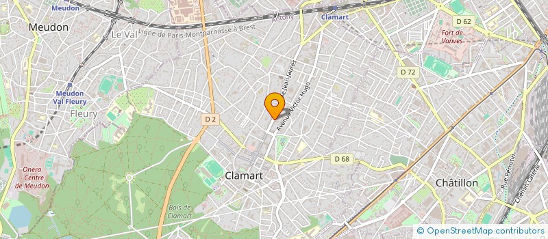 localisation de l'entreprise PRESTIGE PROTECTION SERVICE à CLAMART