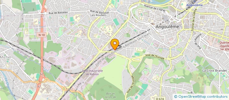 localisation de l'entreprise PRESTIGE RENOVE 16 à ANGOULEME