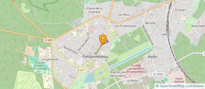 localisation de l'entreprise PRESTIGE REPASS' à FONTAINEBLEAU