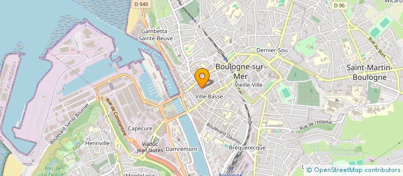 localisation de l'entreprise PRESTIGE REPLAY à BOULOGNE-SUR-MER