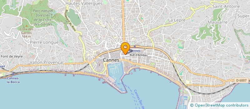 localisation de l'entreprise PRESTIGE RIVIERA GUESTS  CANNES