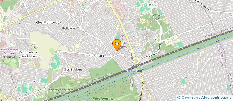 localisation de l'entreprise PRESTIGE RJ à VILLEPINTE