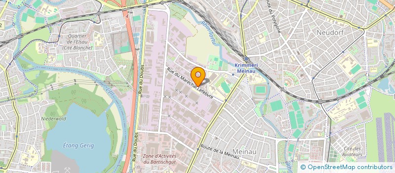 localisation de l'entreprise PRESTIGE SECURITE EURL à STRASBOURG