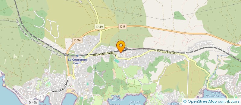 localisation de l'entreprise PRESTIGE SECURITE SERVICES à MARTIGUES
