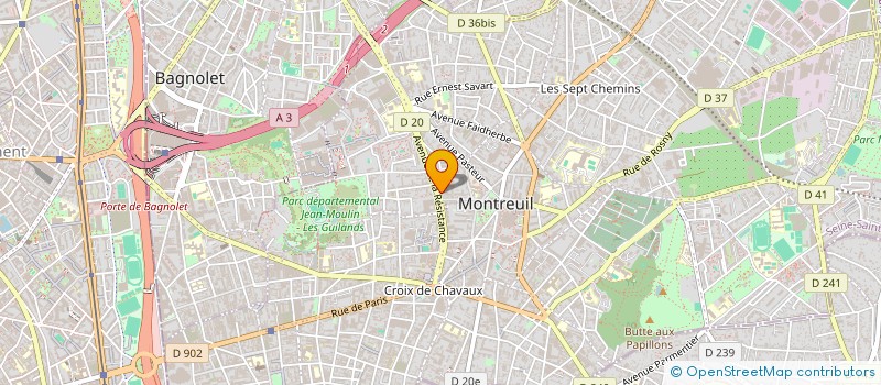 localisation de l'entreprise PRESTIGE SELLERIE à MONTREUIL