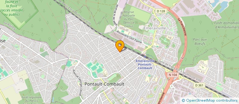 localisation de l'entreprise PRESTIGE SEO-SEA à PONTAULT-COMBAULT