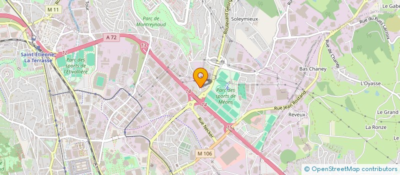 localisation de l'entreprise PRESTIGE SERVICE  SAINT-ETIENNE