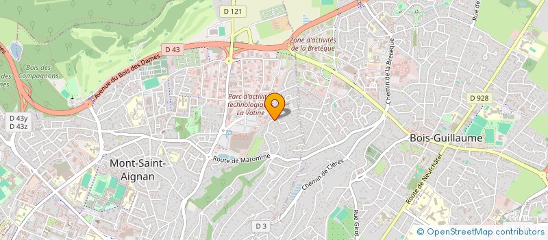 localisation de l'entreprise PRESTIGE SERVICES à MONT-SAINT-AIGNAN