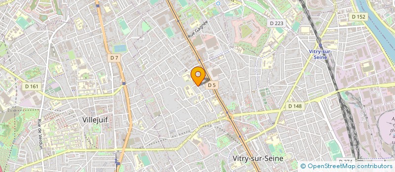 localisation de l'entreprise PRESTIGE SERVICES BCR à VITRY-SUR-SEINE