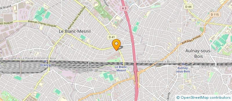 localisation de l'entreprise PRESTIGE SHUTTLE GROUP  LE BLANC-MESNIL