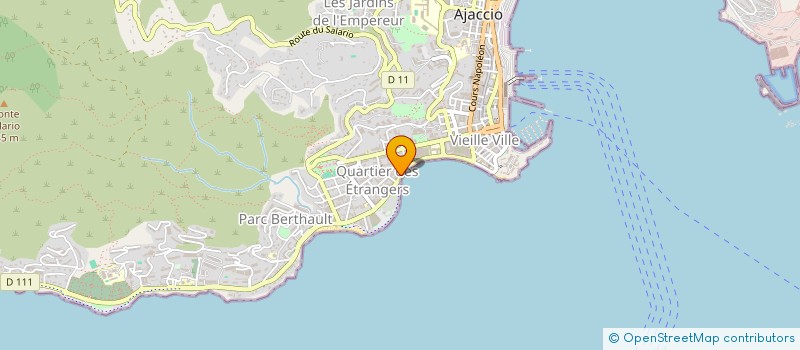 localisation de l'entreprise PRESTIGE STELLA  AJACCIO