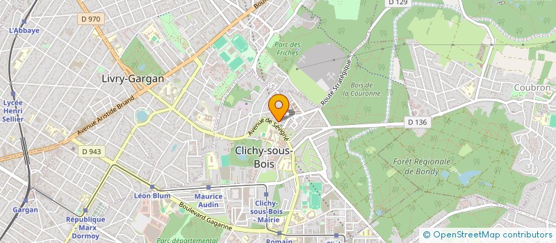 localisation de l'entreprise PRESTIGE SURVEILLANCE PRIVE à CLICHY-SOUS-BOIS