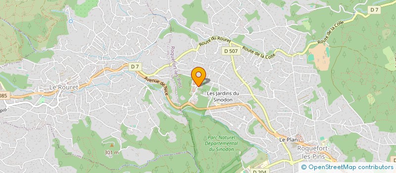 localisation de l'entreprise PRESTIGE TAXI COTE D'AZUR  CANNES