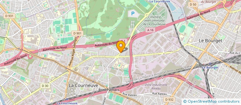 localisation de l'entreprise PRESTIGE TIME à LA COURNEUVE