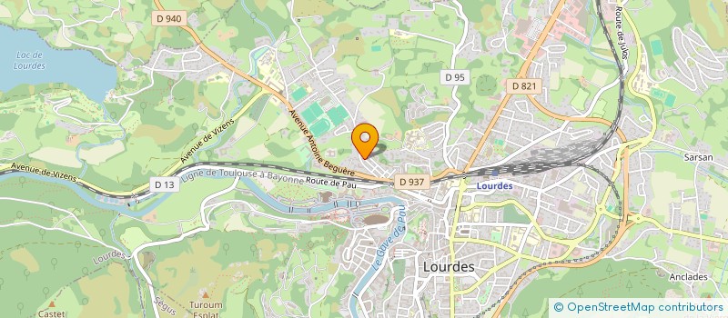 localisation de l'entreprise PRESTIGE TOUR  LOURDES