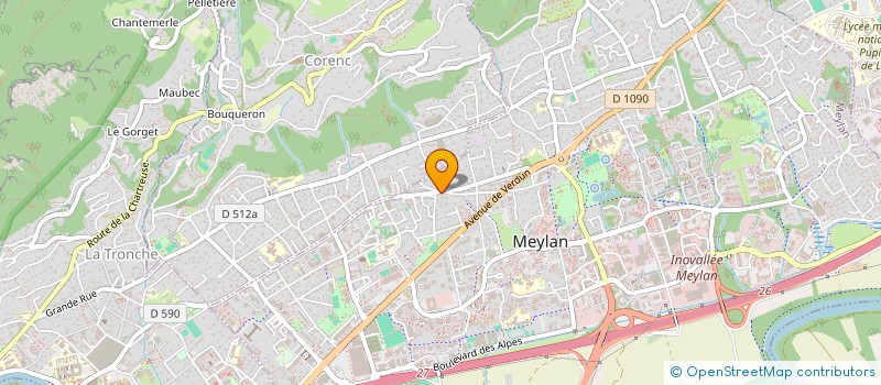 localisation de l'entreprise PRESTIGE TRANSPORT à MEYLAN